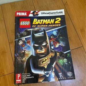 LEGO BATMAN DC SUPER HEROES WB Games Prima Official Game Guide XBOX Wii PC Book